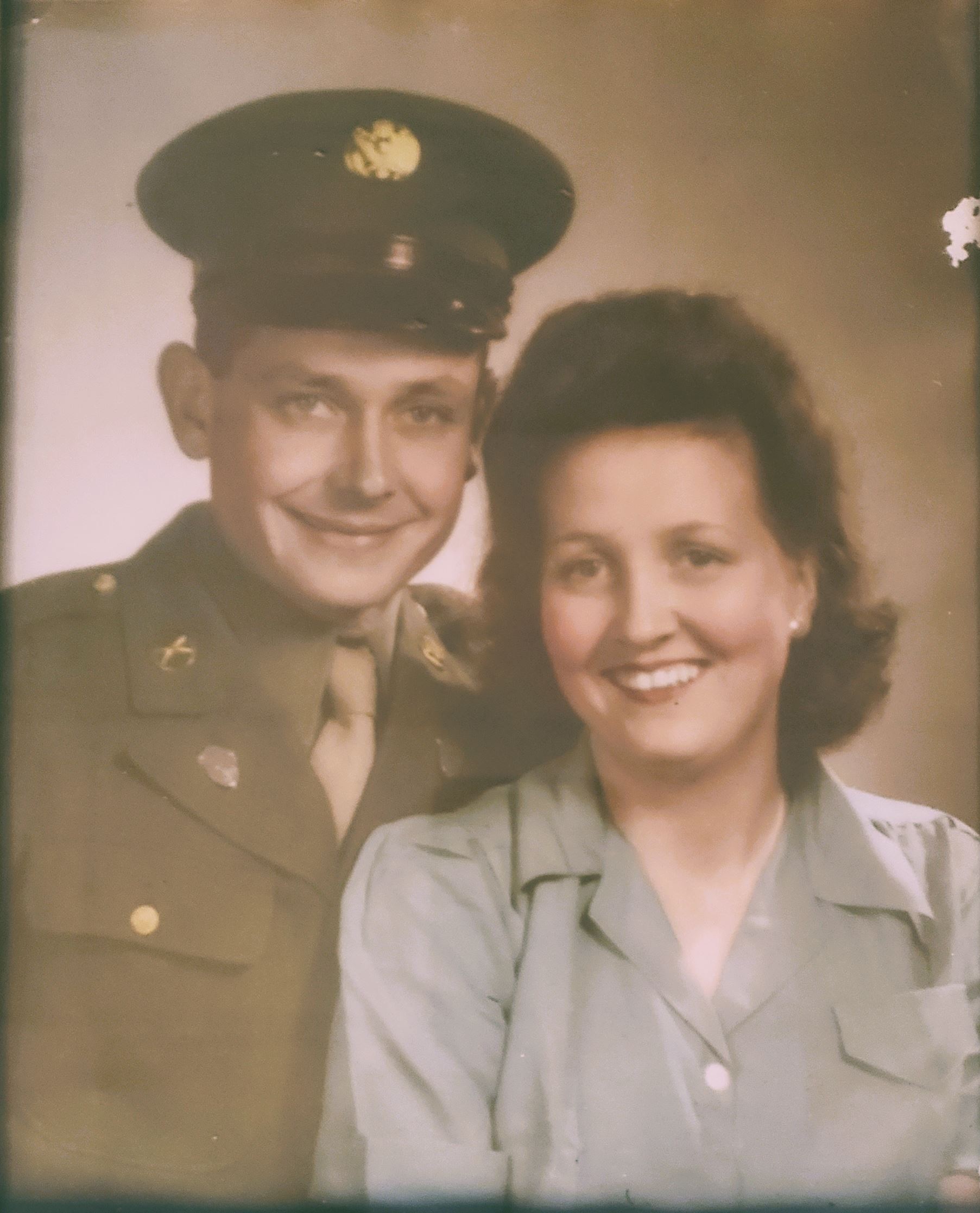 Albert Edmonson with wife Mildred