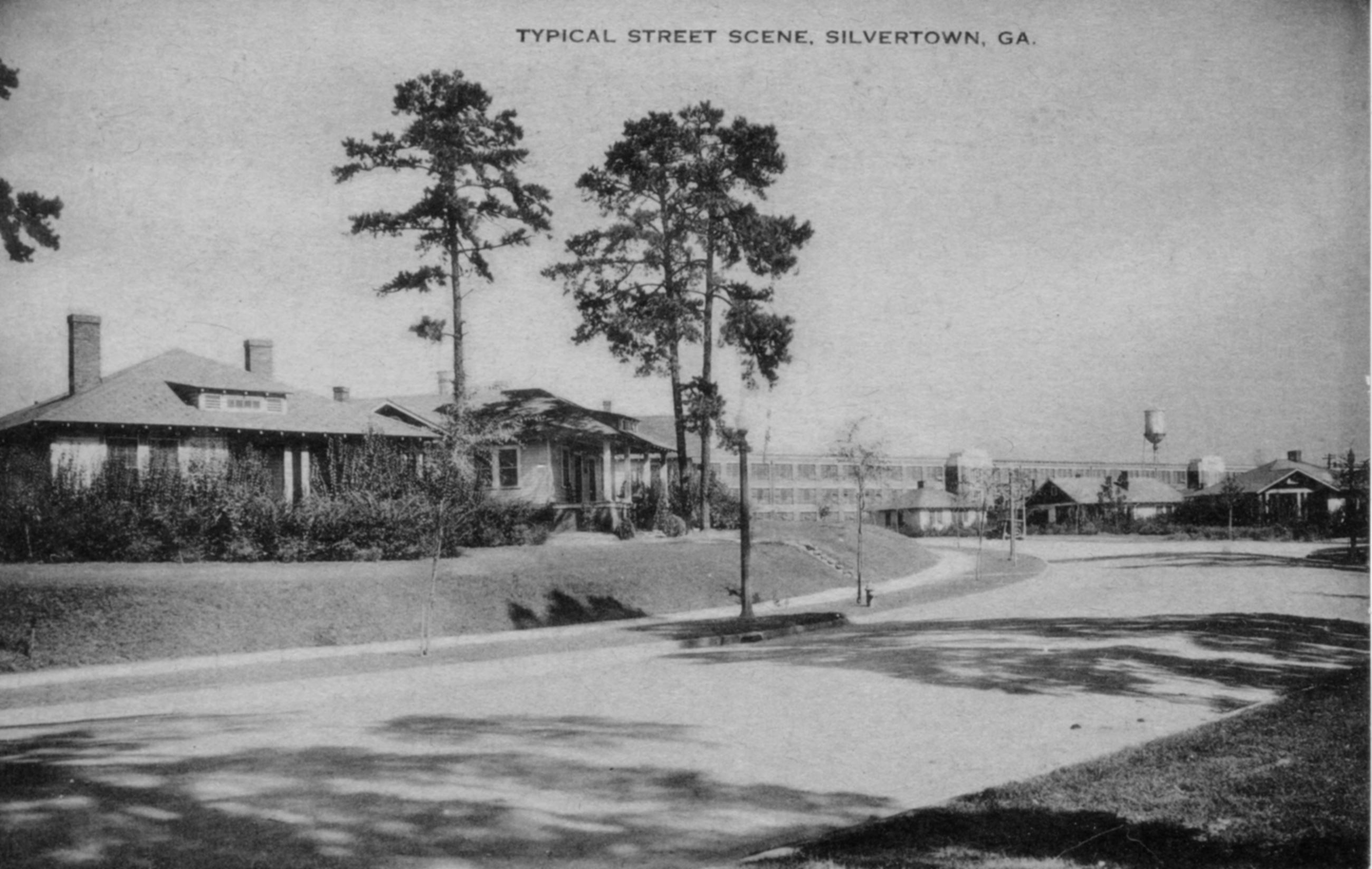 Typical street scene in Silvertown