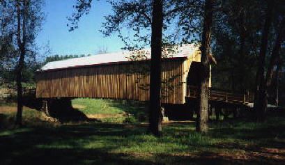 Auchumpkee Creek Covered Bridge 1998 photo by Barbara Anne Helms Raines