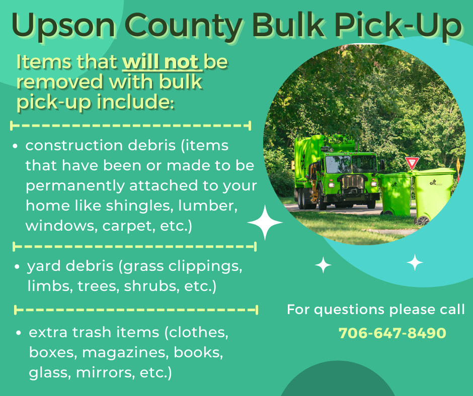 Bulk Pick Up NonItems